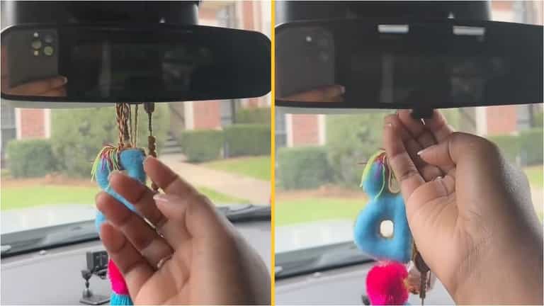 Drivers urged to find secret button under car mirror which could save lives Drivers urged to find secret button under car mirror which could save lives