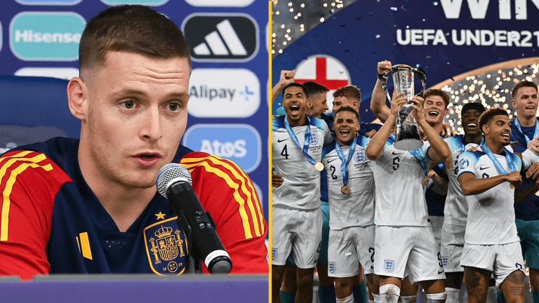Sergio Gomez slams Man City teammate after Euro U21 final Sergio Gomez slams Man City teammate after Euro U21 final