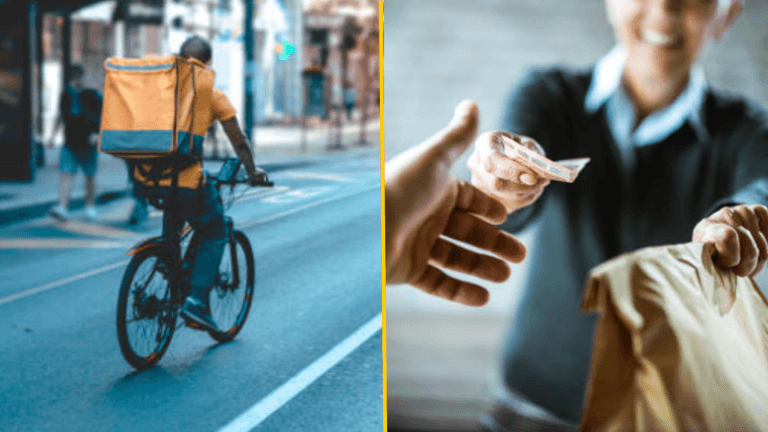 Delivery driver rages after customer leaves 10 per cent tip on £90 food order Delivery driver rages after customer leaves 10 per cent tip on £90 food order
