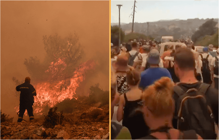Jet2 and TUI cancel ALL flights to Rhodes as fire rips through holiday island Jet2 and TUI cancel ALL flights to Rhodes as fire rips through holiday island