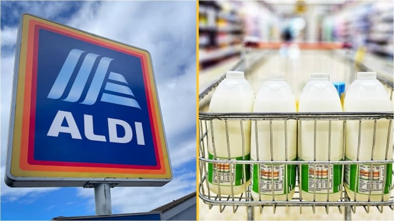 Aldi removing ‘use-by’ dates on milk bottles and telling shoppers to use ‘sniff test’ Aldi removing ‘use-by’ dates on milk bottles and telling shoppers to use ‘sniff test’