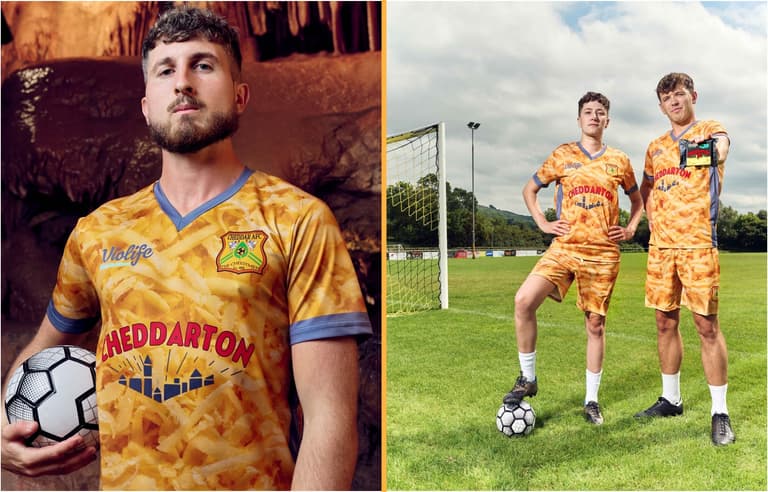 Football team in Cheddar agrees sponsorship deal with vegan cheese alternative Football team in Cheddar agrees sponsorship deal with vegan cheese alternative