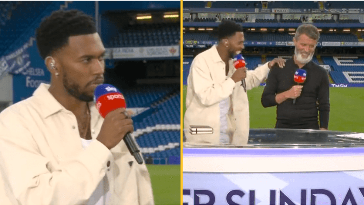 <strong>Roy Keane left stunned as Daniel Sturridge impersonates his infamous line</strong>