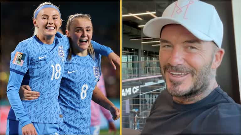 David Beckham under fire after referring to Lionesses as ‘girls’ during video message David Beckham under fire after referring to Lionesses as ‘girls’ during video message
