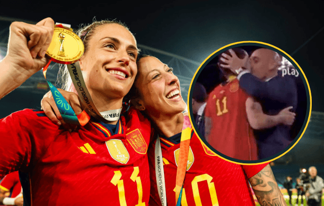 Spain star Jenni Hermoso responds after football boss kisses her on the lips at World Cup Spain star Jenni Hermoso responds after football boss kisses her on the lips at World Cup
