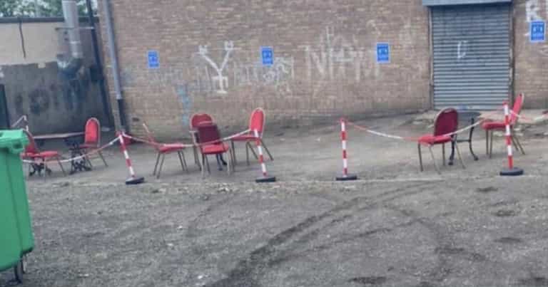 UK’s worst beer garden where customers drink in a car park UK’s worst beer garden where customers drink in a car park