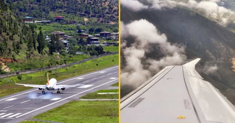 Only 50 pilots are allowed to land on the world’s toughest airport runway Only 50 pilots are allowed to land on the world’s toughest airport runway