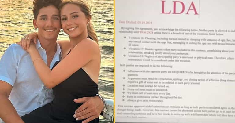 ‘I made my long-distance boyfriend sign a contract – people think I’m psychotic’ ‘I made my long-distance boyfriend sign a contract – people think I’m psychotic’