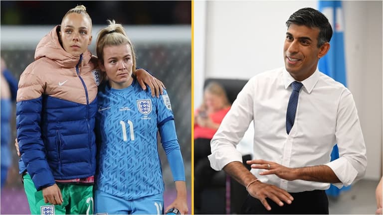 Rishi Sunak says Lionesses ‘left nothing out there’ in World Cup final defeat Rishi Sunak says Lionesses ‘left nothing out there’ in World Cup final defeat