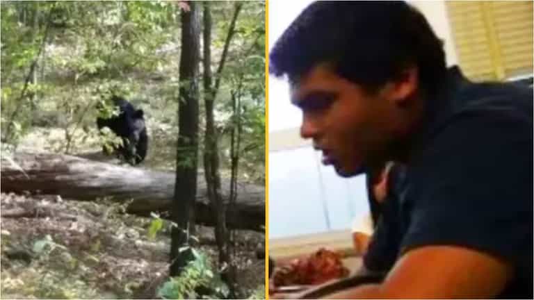 Student took chilling photo of bear before being mauled to death by it Student took chilling photo of bear before being mauled to death by it