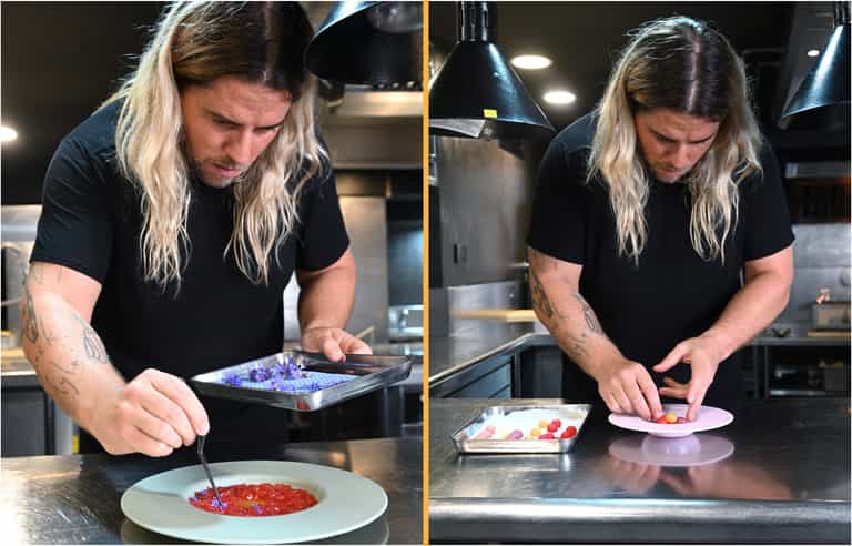Michelin-starred chef creates mouthwatering desserts using Skittles Michelin-starred chef creates mouthwatering desserts using Skittles