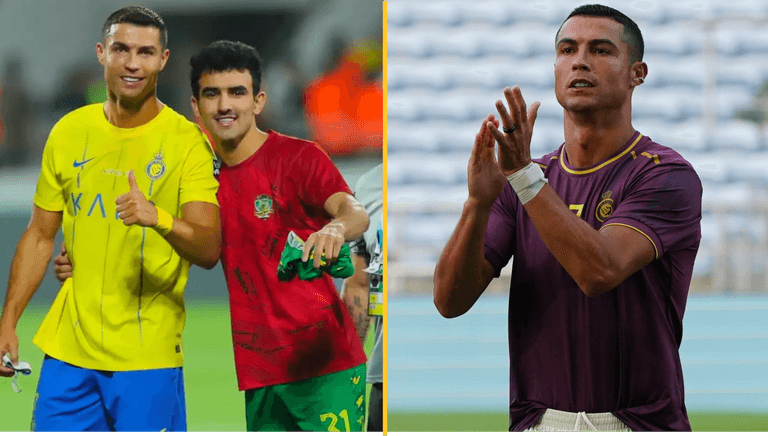 Player gets selfie with Cristiano Ronaldo and calls him ‘second best player in history’ Player gets selfie with Cristiano Ronaldo and calls him ‘second best player in history’