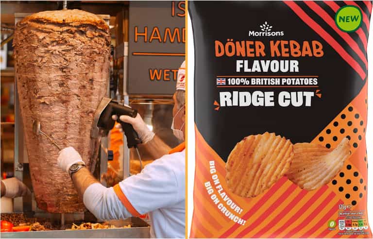 Morrisons launch doner kebab flavoured crisps Morrisons launch doner kebab flavoured crisps