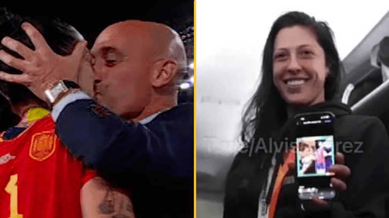 Video footage shows Jenni Hermoso laughing at controversial kiss Video footage shows Jenni Hermoso laughing at controversial kiss