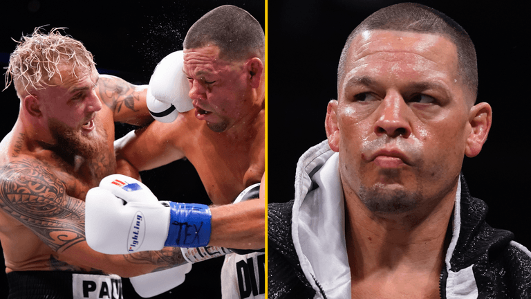 Nate Diaz finally accepts $10m offer from Jake Paul for cage fight rematch Nate Diaz finally accepts $10m offer from Jake Paul for cage fight rematch