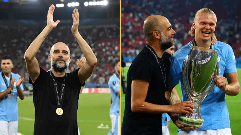 Pep Guardiola has averaged a trophy every 27 games at Man City Pep Guardiola has averaged a trophy every 27 games at Man City