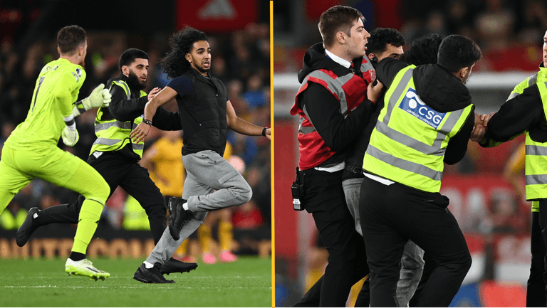 Man United told to give pitch invader ‘lifetime contract’ after running past Wolves goalkeeper Man United told to give pitch invader ‘lifetime contract’ after running past Wolves goalkeeper