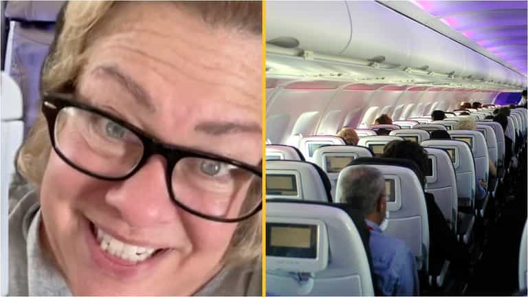 Mum gets revenge on plane passenger who refused to let her sit with her kids Mum gets revenge on plane passenger who refused to let her sit with her kids