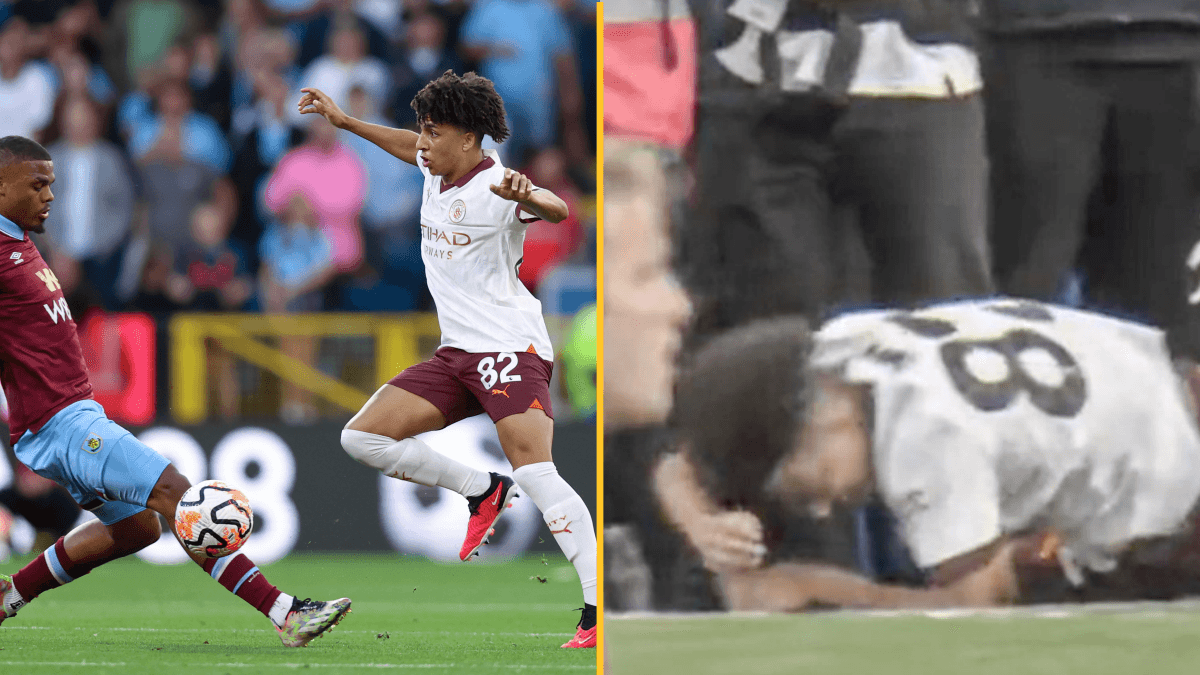 Burnley issue statement after Rico Lewis struck by object