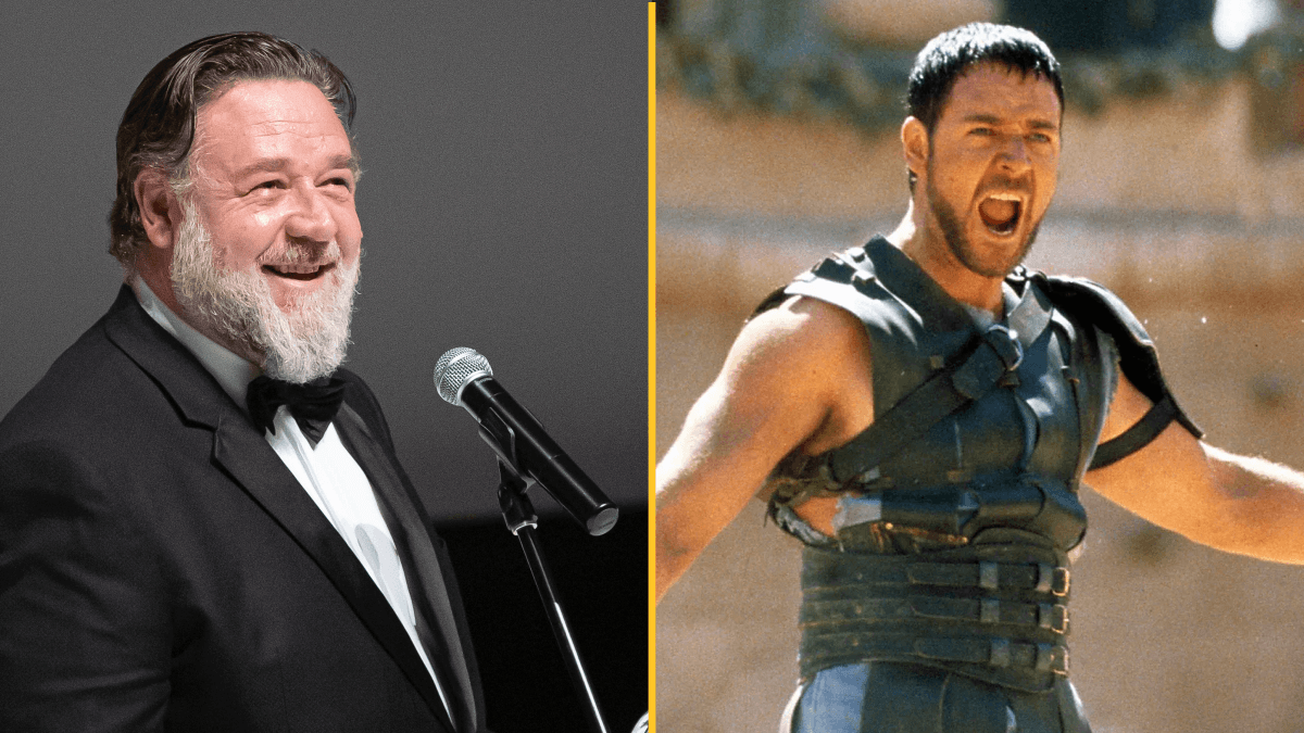 Russell Crowe considered walking away from Gladiator because he thought it was “absolute rubbish”