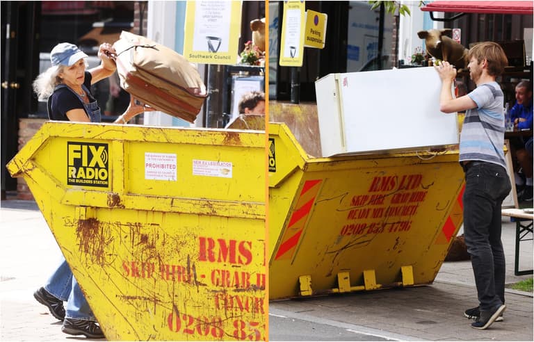 Live-stream of a London skip has people glued to their screens Live-stream of a London skip has people glued to their screens