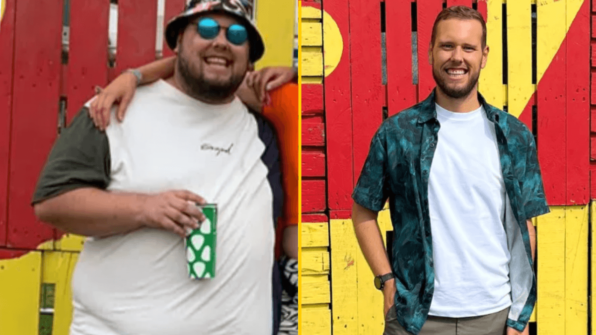 Man returns to Leeds Festival 14 stone lighter since he visited in 2021