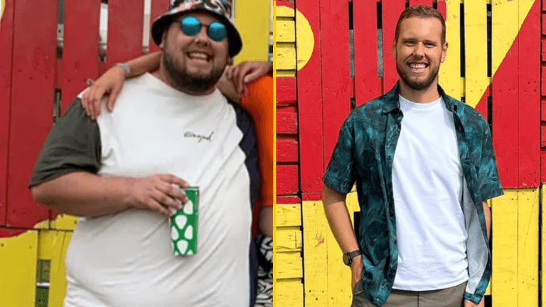 Man returns to Leeds Festival 14 stone lighter since he visited in 2021 Man returns to Leeds Festival 14 stone lighter since he visited in 2021