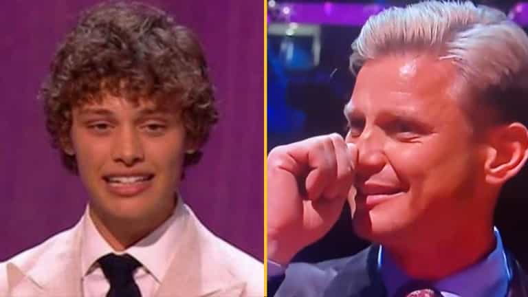 Emotional Jeff Brazier comforted by EastEnders star as son wins NTA Emotional Jeff Brazier comforted by EastEnders star as son wins NTA