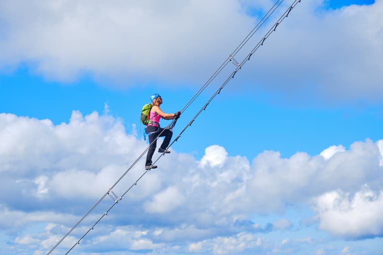Tourist dies after falling 300 feet while climbing ladder bridge at popular Instagram spot Tourist dies after falling 300 feet while climbing ladder bridge at popular Instagram spot