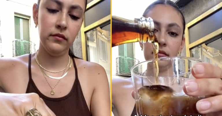 Woman sparks debate after adding lemon to her coke Woman sparks debate after adding lemon to her coke