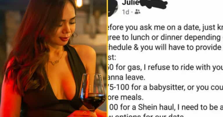 Woman shares ridiculous list of demands if a man wants to take her on a date Woman shares ridiculous list of demands if a man wants to take her on a date