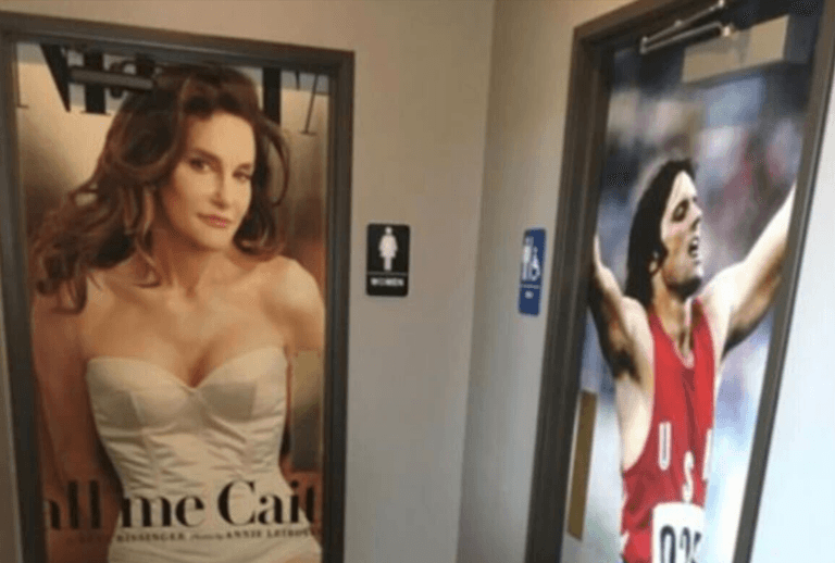 Caitlyn Jenner says restaurant using her before and after pics on toilet doors is ‘funny as hell’ Caitlyn Jenner says restaurant using her before and after pics on toilet doors is ‘funny as hell’
