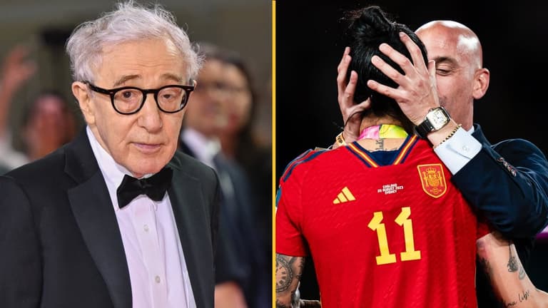 Woody Allen defends Spanish football boss Luis Rubiales over kiss controversy Woody Allen defends Spanish football boss Luis Rubiales over kiss controversy