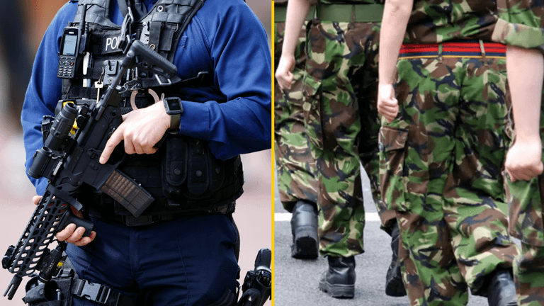 Army ‘on standby’ after police officers turn in guns following charge over Chris Kaba’s murder Army ‘on standby’ after police officers turn in guns following charge over Chris Kaba’s murder