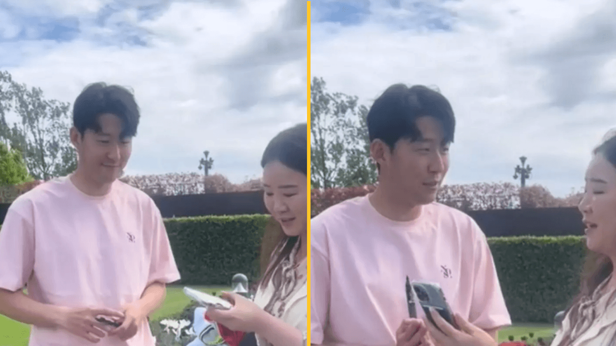 Heung-min Son couldn’t take selfie with fan because of strict rule