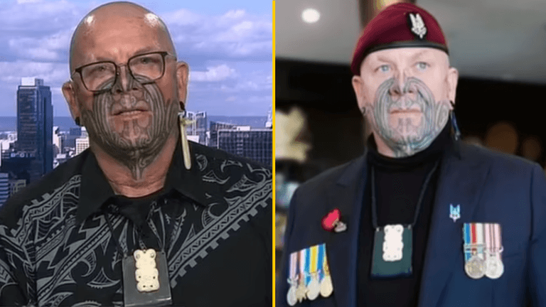 Maori man kicked out of pub for having traditional facial tattoos Maori man kicked out of pub for having traditional facial tattoos