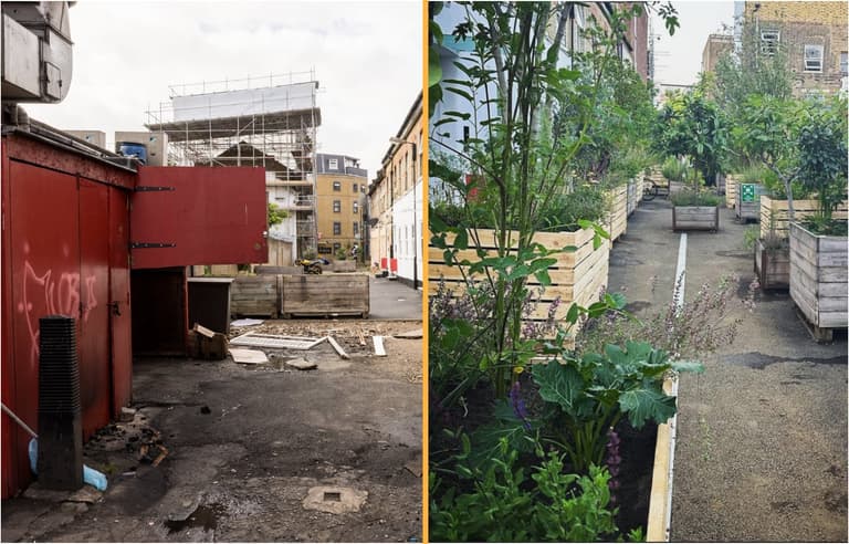 London’s ‘worst street’ gets transformed into urban jungle London’s ‘worst street’ gets transformed into urban jungle