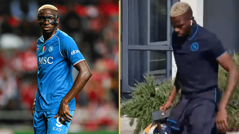 Victor Osimhen reacts to meeting Napoli teammates for first time since viral video Victor Osimhen reacts to meeting Napoli teammates for first time since viral video
