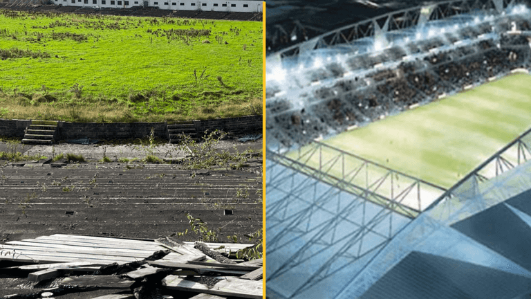 Abandoned stadium covered in weeds set to host Euro 2028 matches Abandoned stadium covered in weeds set to host Euro 2028 matches