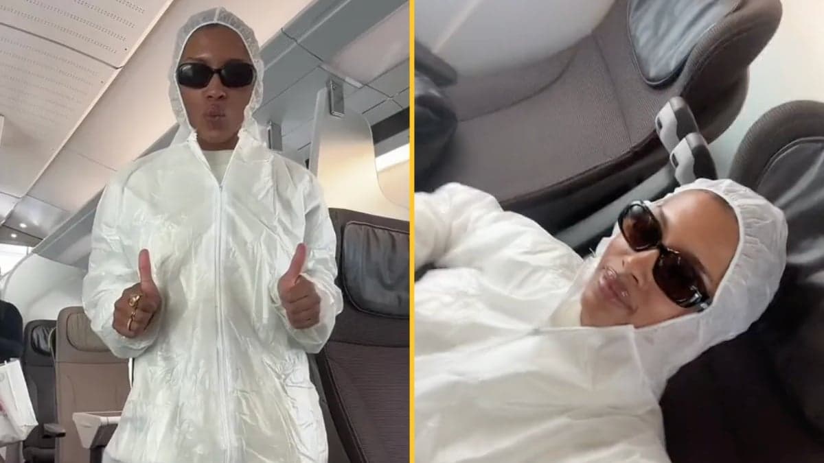 Woman wears full hazmat suit on Eurostar to beat bedbugs