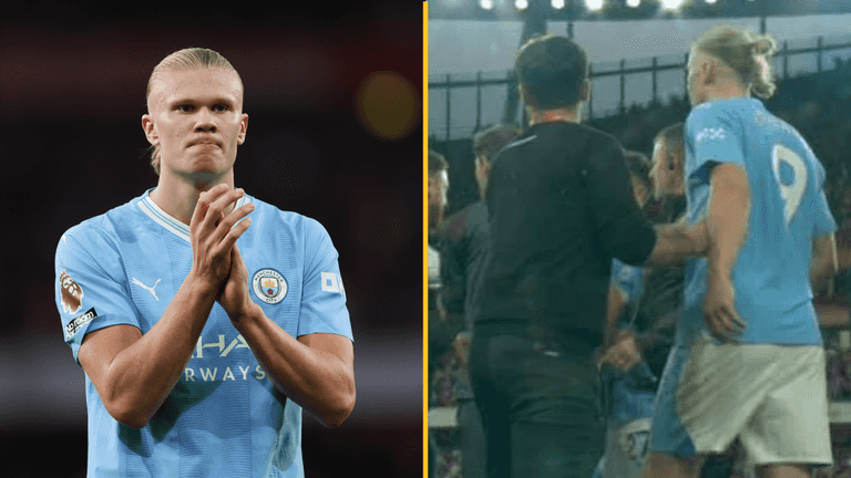 Erling Haaland and Kyle Walker involved in altercation after Arsenal defeat Erling Haaland and Kyle Walker involved in altercation after Arsenal defeat