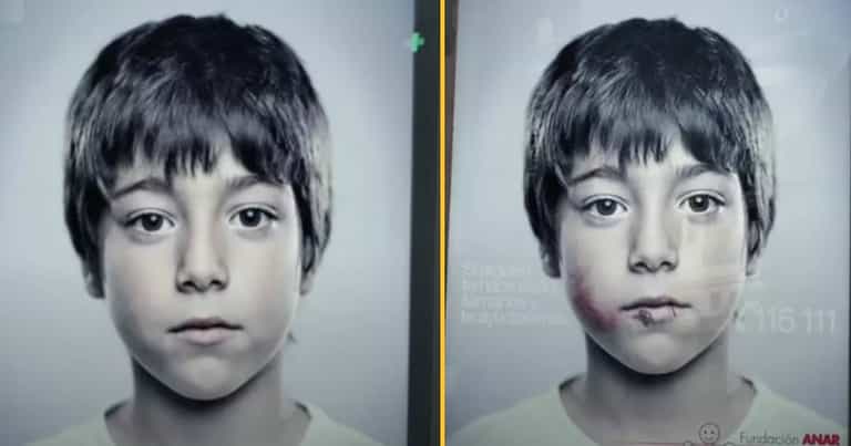 Anti-abuse advert praised for having message only children can see Anti-abuse advert praised for having message only children can see