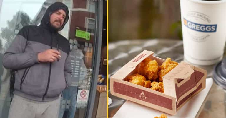 Hungry thief jailed after police caught him stealing hot chicken bites from Greggs Hungry thief jailed after police caught him stealing hot chicken bites from Greggs