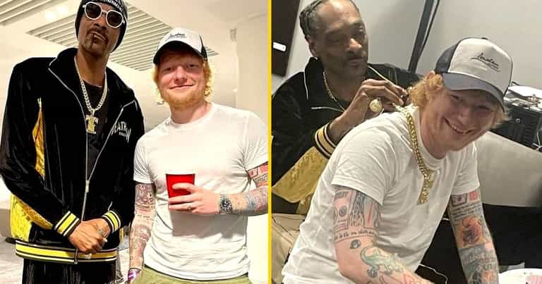 Ed Sheeran said he couldn’t see after smoking with Snoop Dogg Ed Sheeran said he couldn’t see after smoking with Snoop Dogg