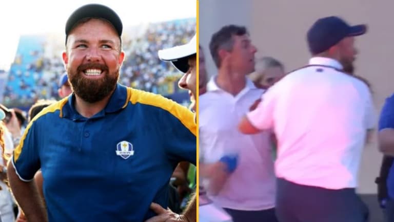 Shane Lowry makes great joke about Rory McIlroy’s car park flare up Shane Lowry makes great joke about Rory McIlroy’s car park flare up