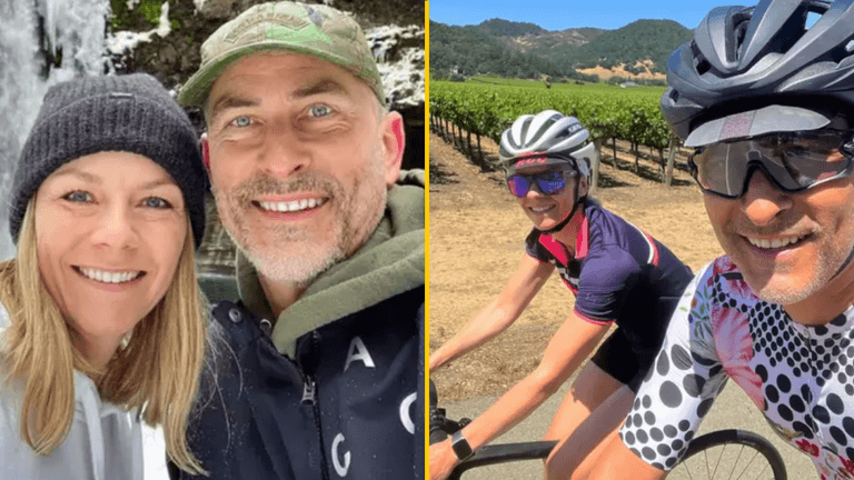 Couple die after being hit by lumber from passing truck during bike ride Couple die after being hit by lumber from passing truck during bike ride