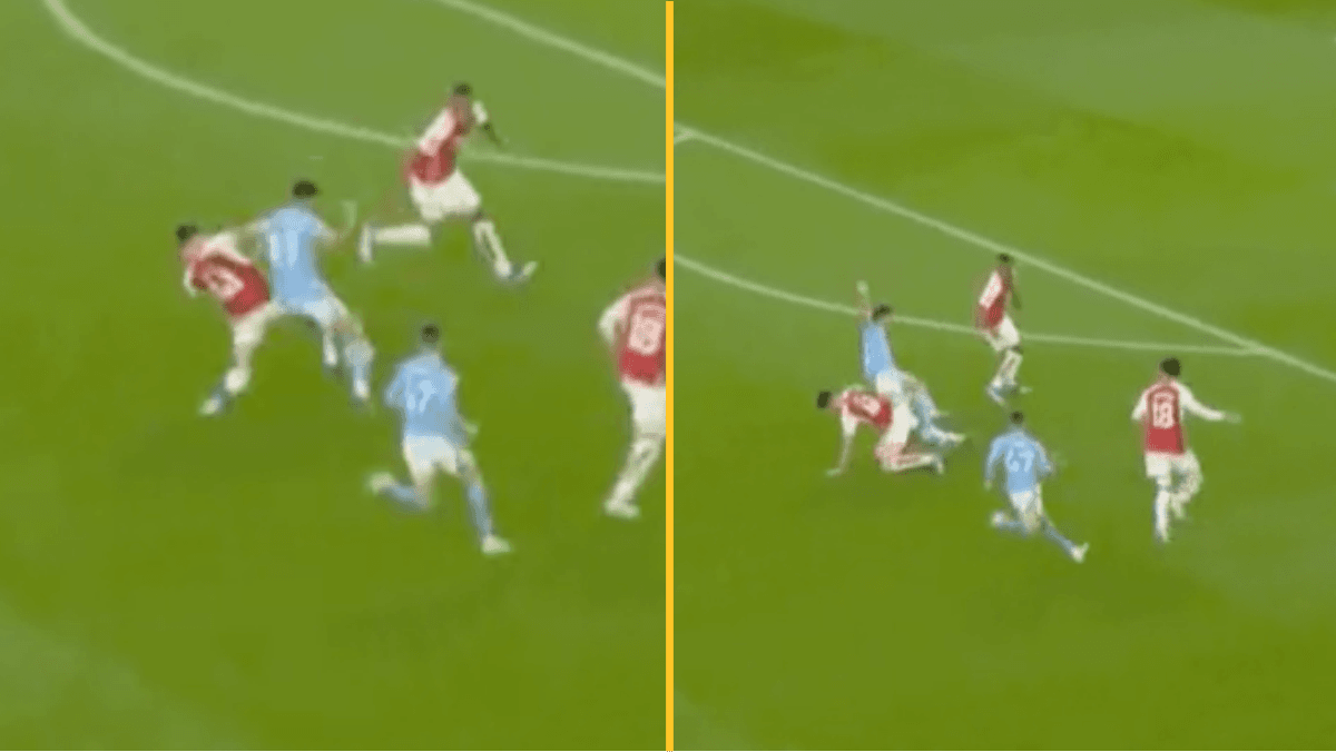 Declan Rice’s perfect tackle goes viral