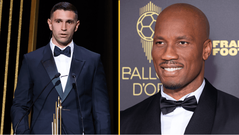 Didier Drogba praised for reaction to audience booing Emi Martinez at Ballon d’Or Didier Drogba praised for reaction to audience booing Emi Martinez at Ballon d’Or