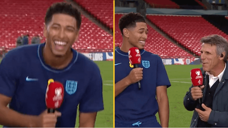 Jude Bellingham left in hysterics by bizarre Zola ‘breastfeeding’ comment Jude Bellingham left in hysterics by bizarre Zola ‘breastfeeding’ comment