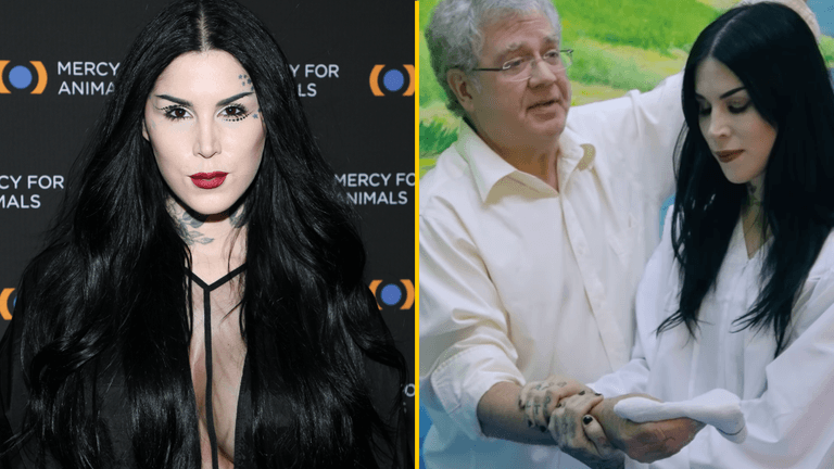 Kat Von D gets baptised after renouncing witchcraft and the occult Kat Von D gets baptised after renouncing witchcraft and the occult